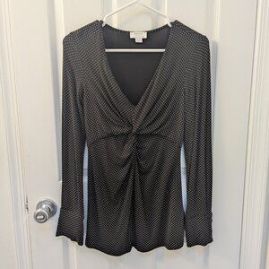 Seraphine polka dot maternity top US 2